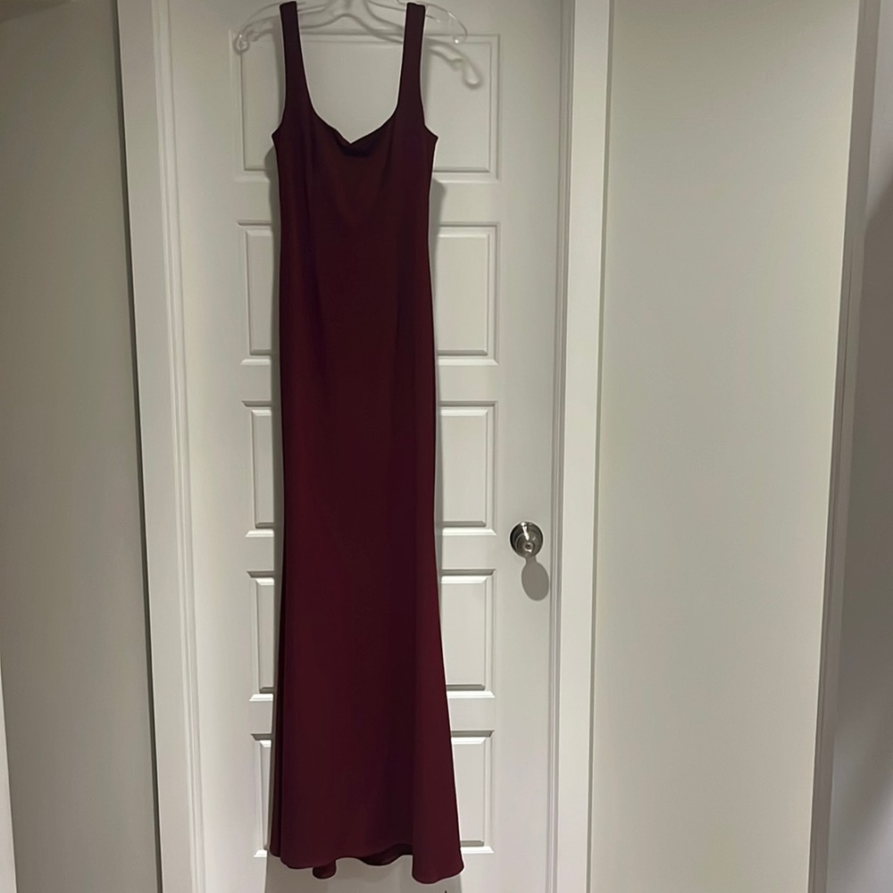 Katie May bridesmaid dress, Maroon, size 8